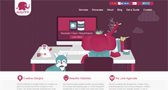 Desktop Screenshot of designpink.com.au